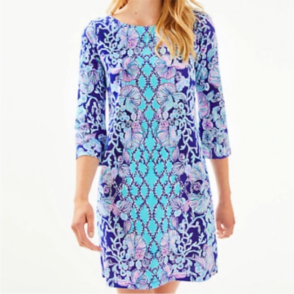 Lilly Pulitzer Dresses & Skirts - Lilly Pulitzer Bay Dress in Lapis Lazuli Your Biggest Fan